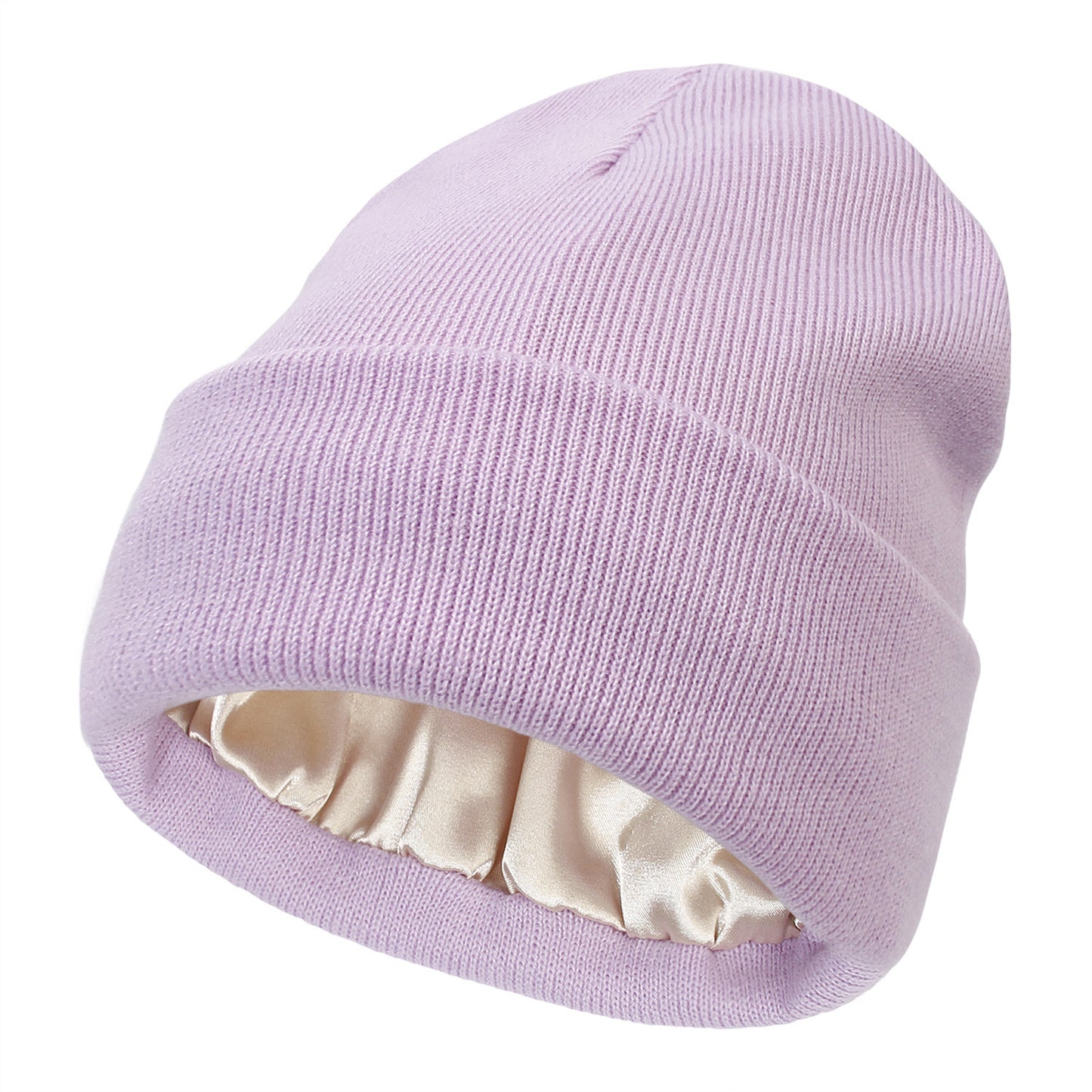 Bonnet chaud doublé de satin